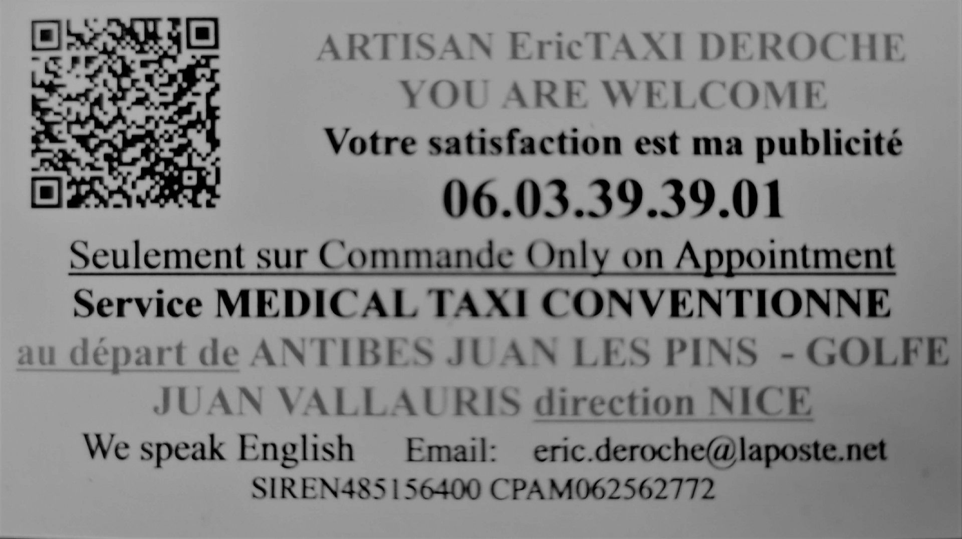 Carte de visite qr code